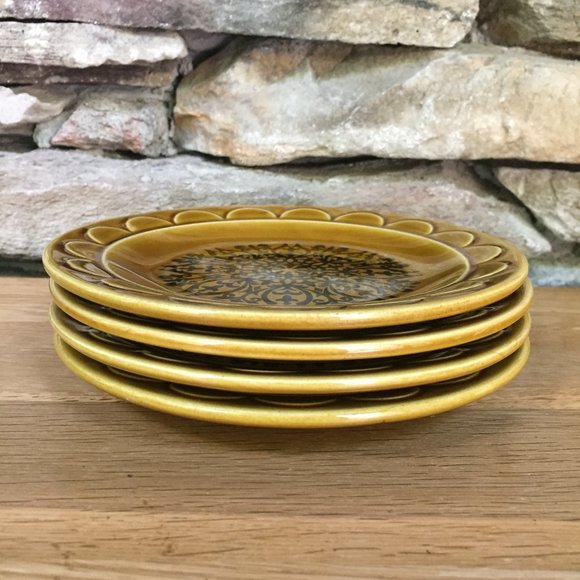 Vintage Golden Seville Dessert Bread Plates Japan - Picture 4 of 7